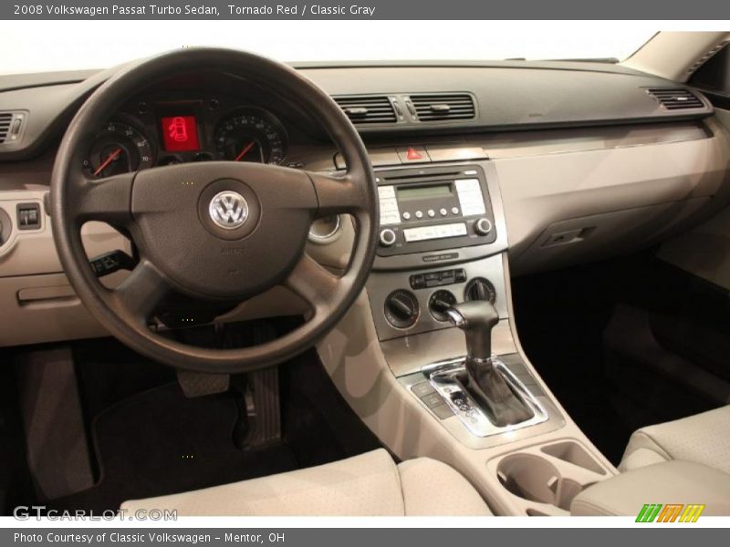 Tornado Red / Classic Gray 2008 Volkswagen Passat Turbo Sedan
