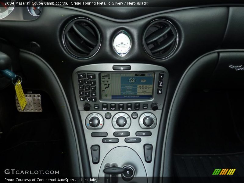 Grigio Touring Metallic (Silver) / Nero (Black) 2004 Maserati Coupe Cambiocorsa
