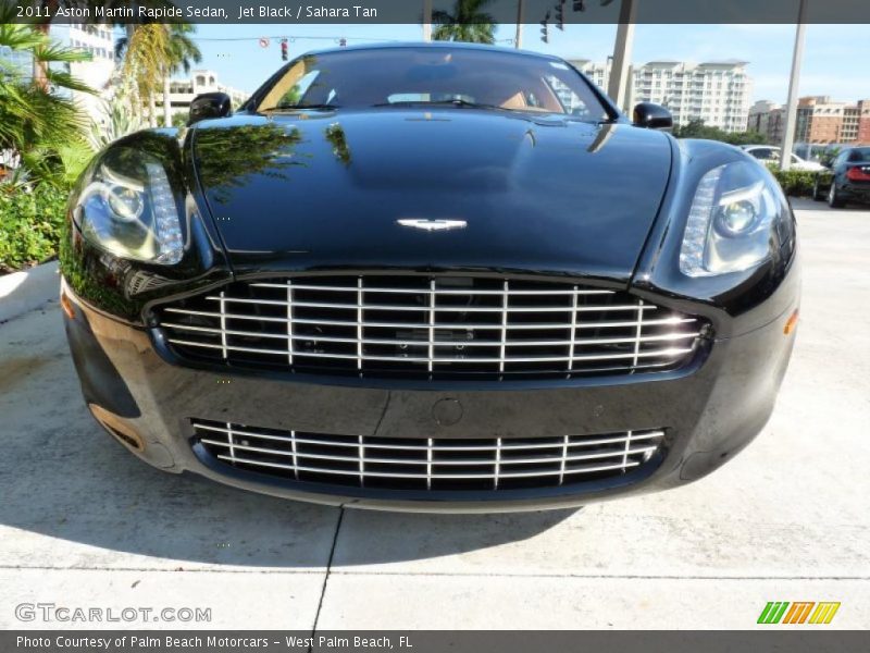 Jet Black / Sahara Tan 2011 Aston Martin Rapide Sedan