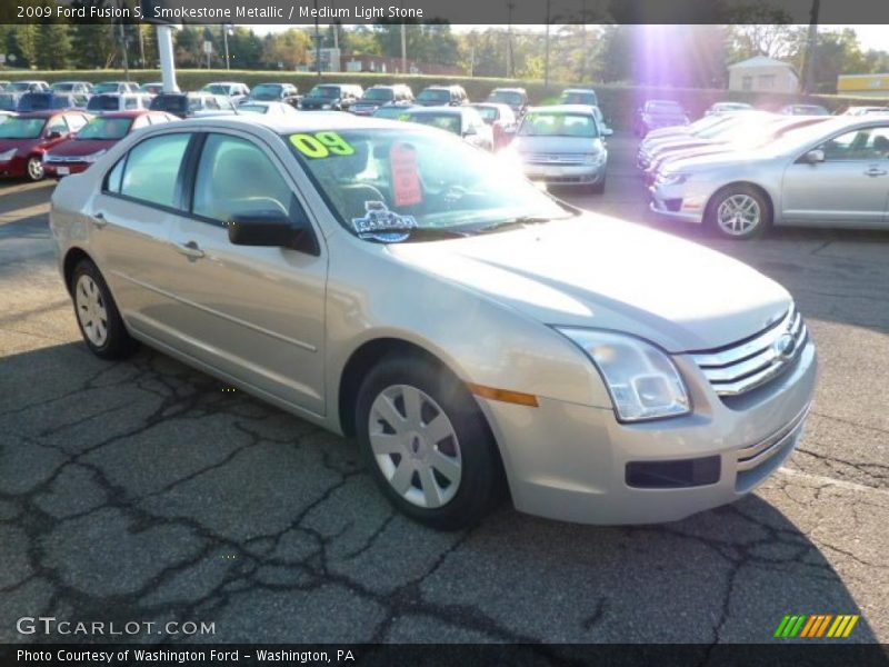 Smokestone Metallic / Medium Light Stone 2009 Ford Fusion S