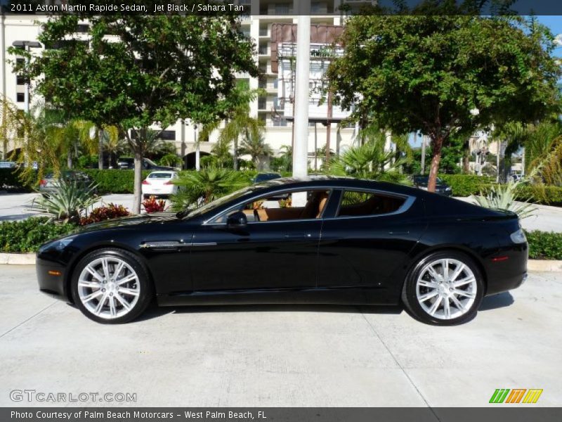 Jet Black / Sahara Tan 2011 Aston Martin Rapide Sedan