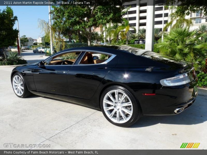 Jet Black / Sahara Tan 2011 Aston Martin Rapide Sedan