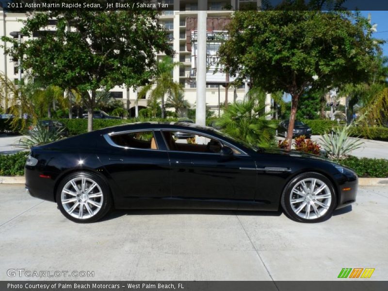 Jet Black / Sahara Tan 2011 Aston Martin Rapide Sedan