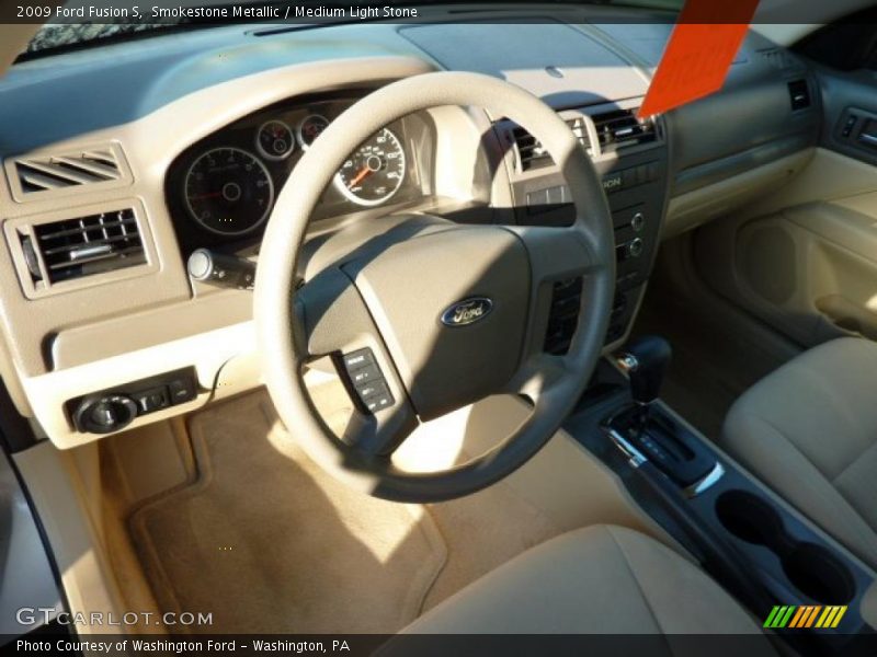 Smokestone Metallic / Medium Light Stone 2009 Ford Fusion S