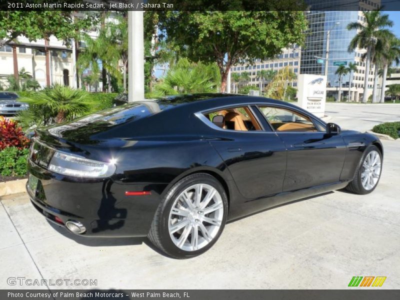 Jet Black / Sahara Tan 2011 Aston Martin Rapide Sedan