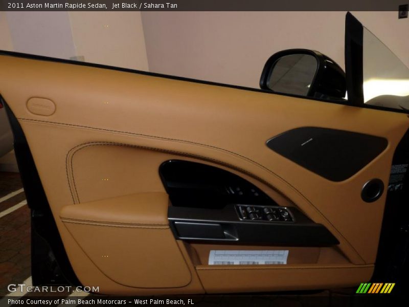 Jet Black / Sahara Tan 2011 Aston Martin Rapide Sedan