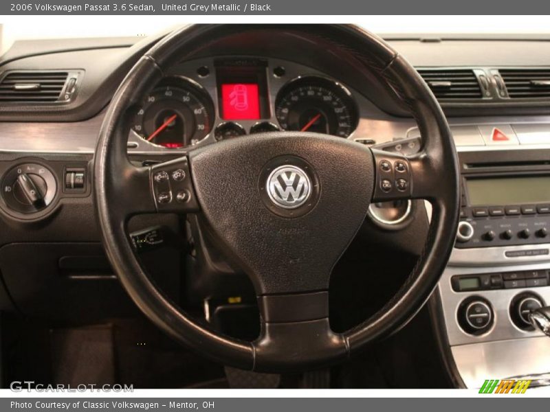 United Grey Metallic / Black 2006 Volkswagen Passat 3.6 Sedan