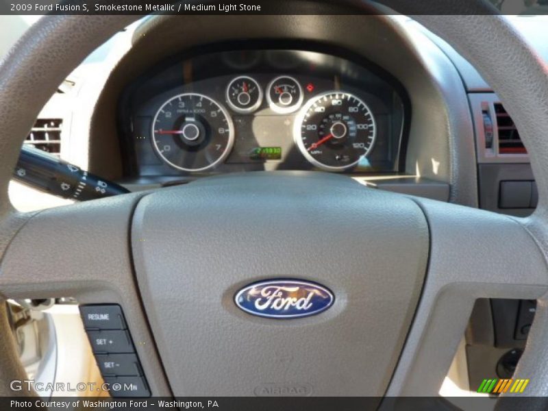 Smokestone Metallic / Medium Light Stone 2009 Ford Fusion S