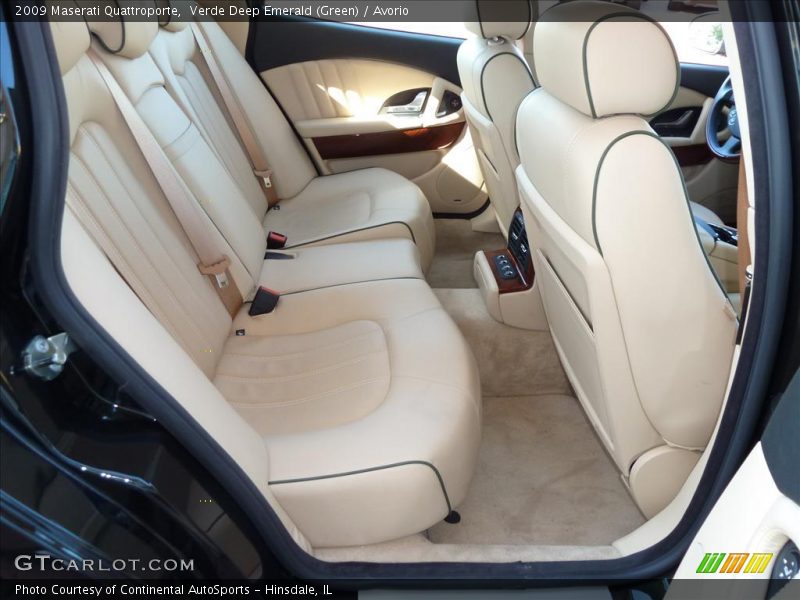 Verde Deep Emerald (Green) / Avorio 2009 Maserati Quattroporte