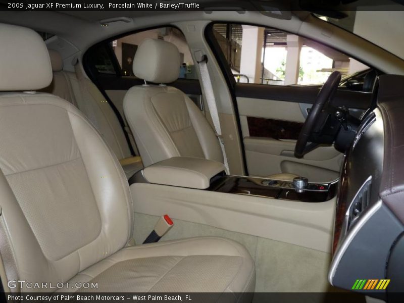 Porcelain White / Barley/Truffle 2009 Jaguar XF Premium Luxury