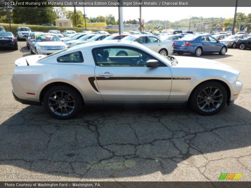 Ingot Silver Metallic / Charcoal Black 2011 Ford Mustang V6 Mustang Club of America Edition Coupe