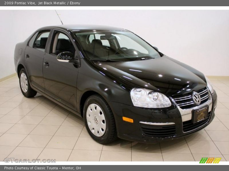 Jet Black Metallic / Ebony 2009 Pontiac Vibe