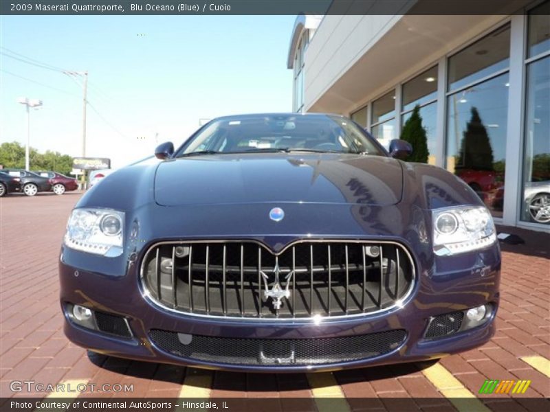 Blu Oceano (Blue) / Cuoio 2009 Maserati Quattroporte