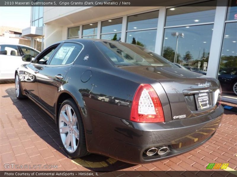 Grigio Granito (Dark Grey Metallic) / Nero 2010 Maserati Quattroporte S