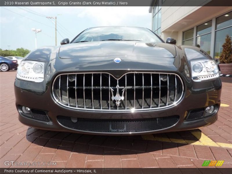Grigio Granito (Dark Grey Metallic) / Nero 2010 Maserati Quattroporte S