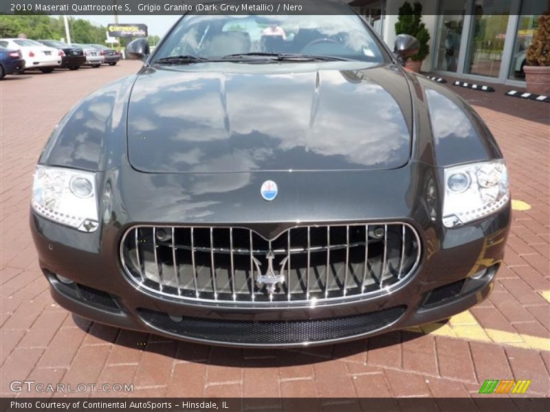 Grigio Granito (Dark Grey Metallic) / Nero 2010 Maserati Quattroporte S