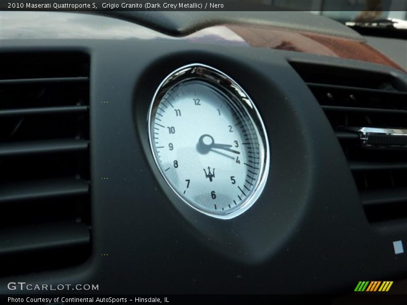 Grigio Granito (Dark Grey Metallic) / Nero 2010 Maserati Quattroporte S