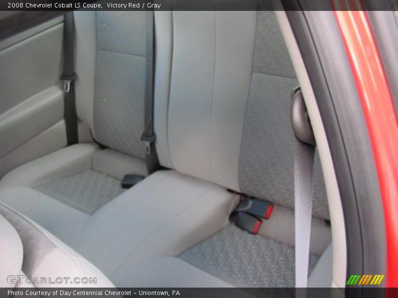 Victory Red / Gray 2008 Chevrolet Cobalt LS Coupe