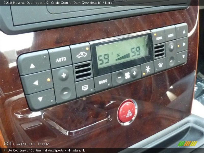 Grigio Granito (Dark Grey Metallic) / Nero 2010 Maserati Quattroporte S