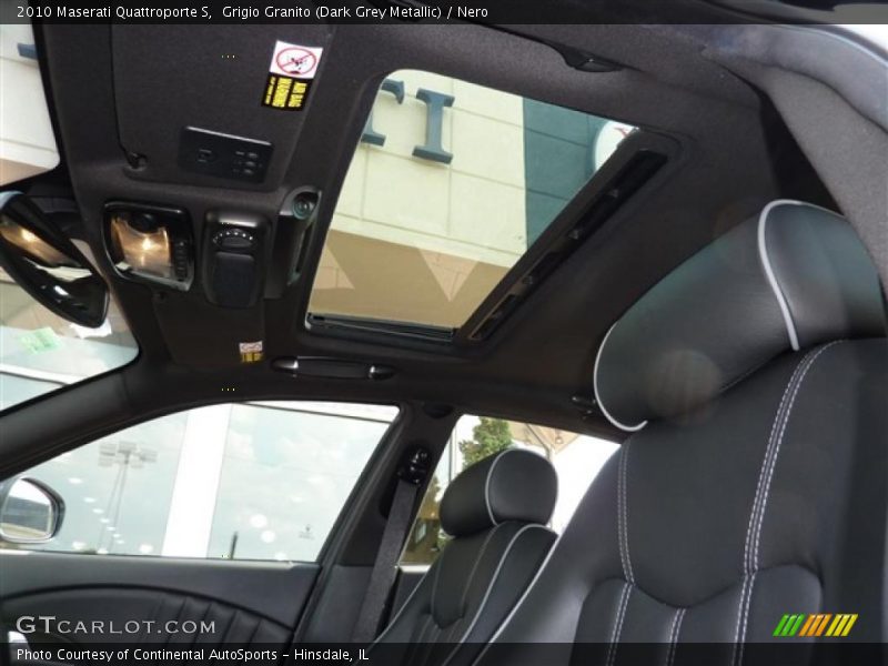 Grigio Granito (Dark Grey Metallic) / Nero 2010 Maserati Quattroporte S
