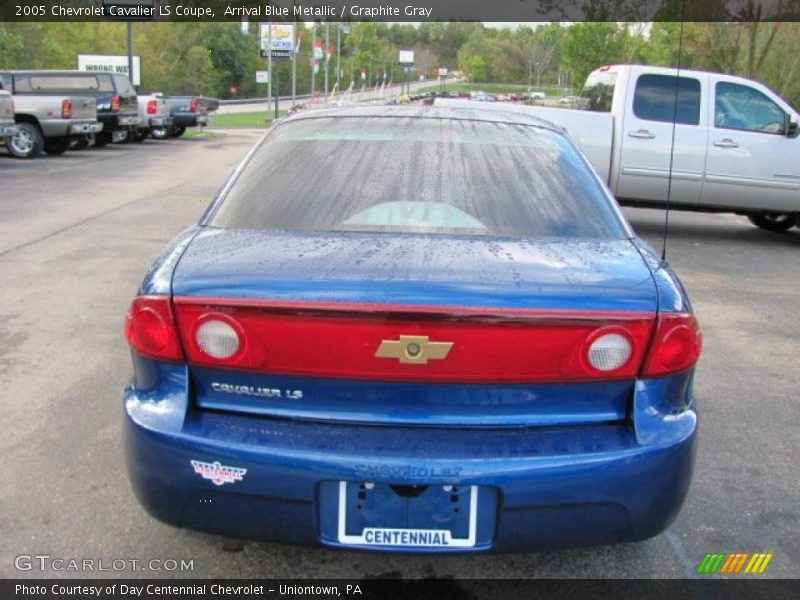 Arrival Blue Metallic / Graphite Gray 2005 Chevrolet Cavalier LS Coupe