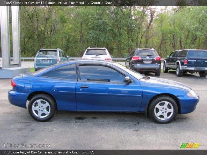 Arrival Blue Metallic / Graphite Gray 2005 Chevrolet Cavalier LS Coupe