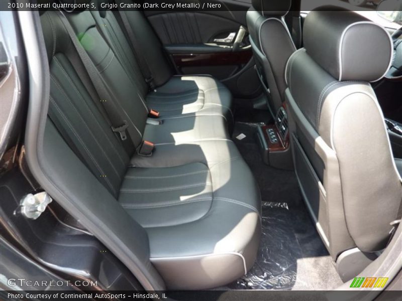 Grigio Granito (Dark Grey Metallic) / Nero 2010 Maserati Quattroporte S