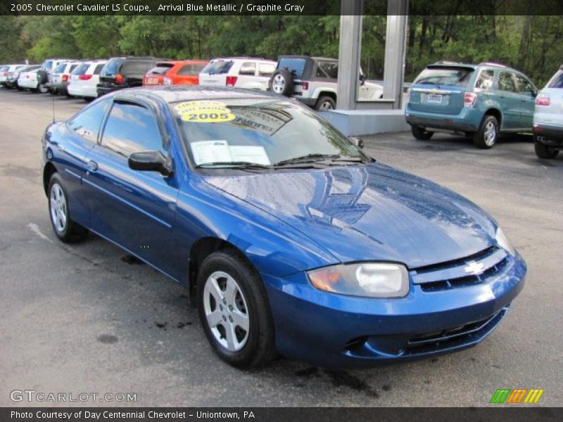 Arrival Blue Metallic / Graphite Gray 2005 Chevrolet Cavalier LS Coupe