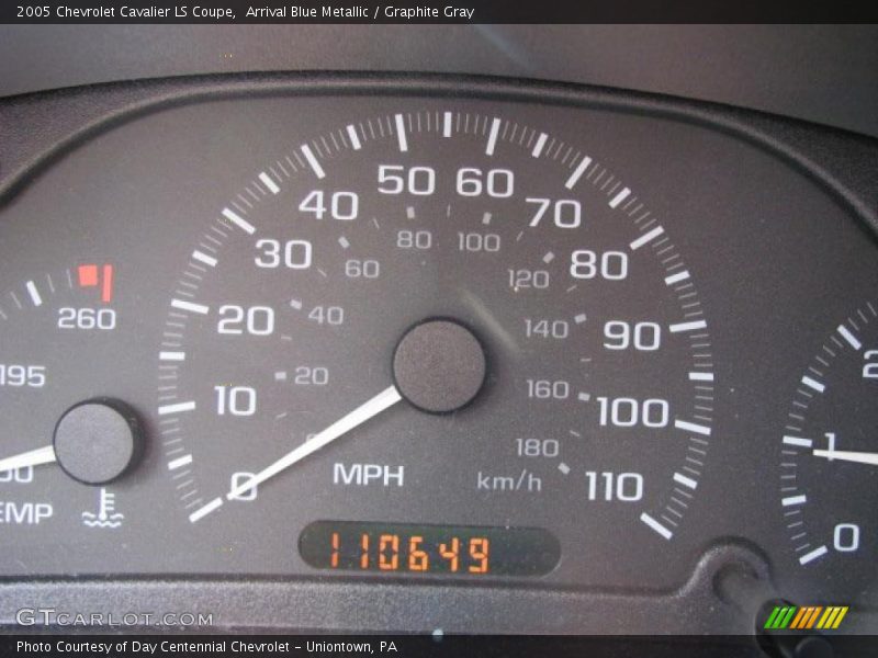 Arrival Blue Metallic / Graphite Gray 2005 Chevrolet Cavalier LS Coupe