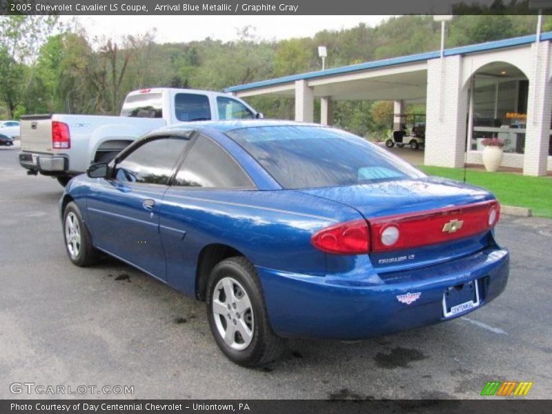 Arrival Blue Metallic / Graphite Gray 2005 Chevrolet Cavalier LS Coupe