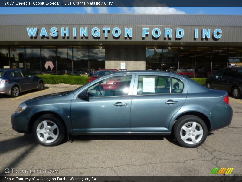 Blue Granite Metallic / Gray 2007 Chevrolet Cobalt LS Sedan
