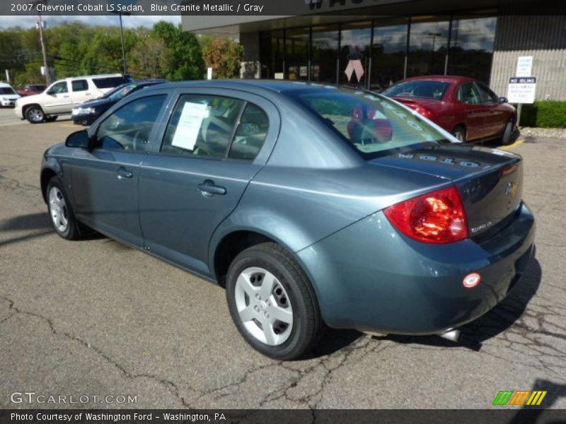 Blue Granite Metallic / Gray 2007 Chevrolet Cobalt LS Sedan