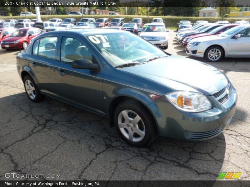 Blue Granite Metallic / Gray 2007 Chevrolet Cobalt LS Sedan