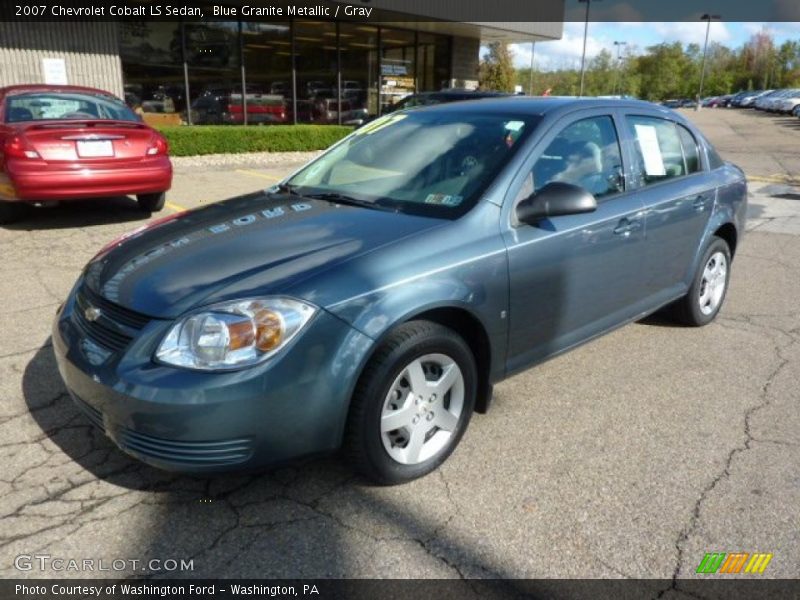 Blue Granite Metallic / Gray 2007 Chevrolet Cobalt LS Sedan