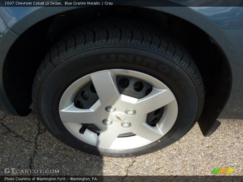 Blue Granite Metallic / Gray 2007 Chevrolet Cobalt LS Sedan