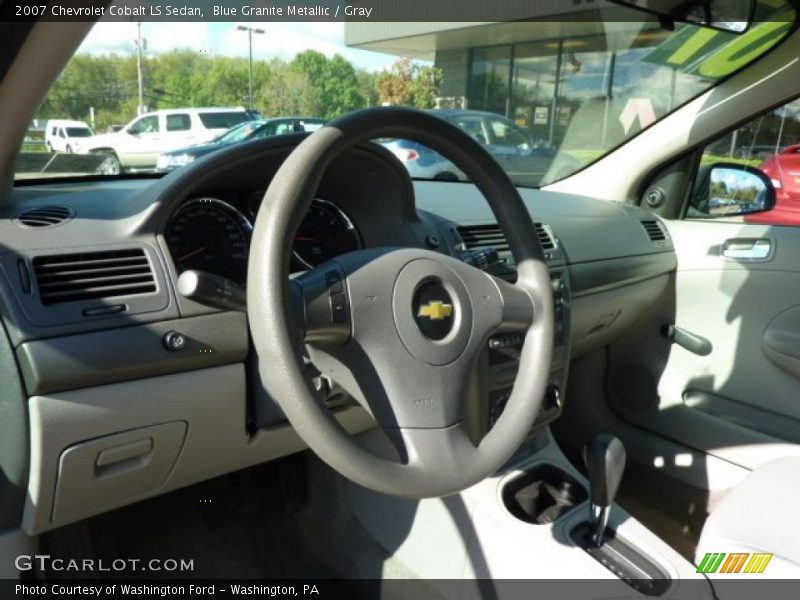 Blue Granite Metallic / Gray 2007 Chevrolet Cobalt LS Sedan