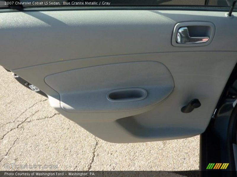 Blue Granite Metallic / Gray 2007 Chevrolet Cobalt LS Sedan