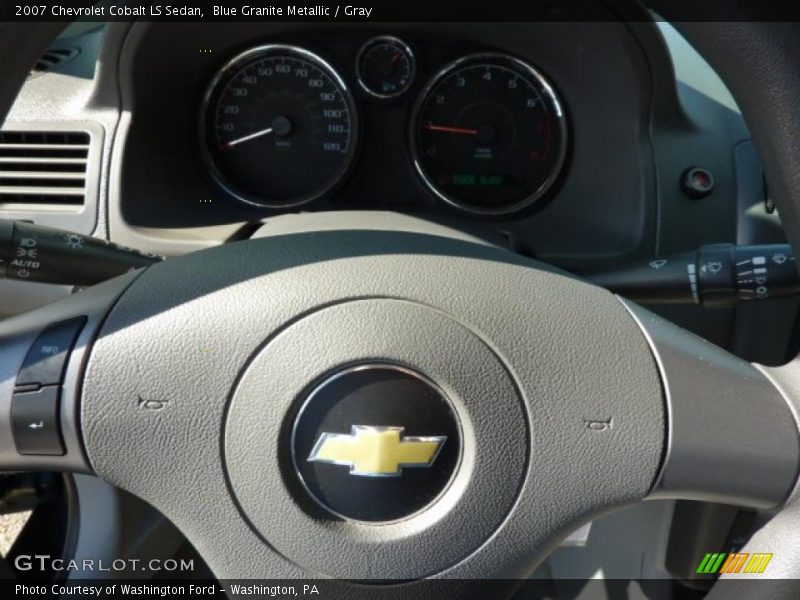 Blue Granite Metallic / Gray 2007 Chevrolet Cobalt LS Sedan