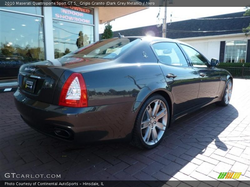 Grigio Granito (Dark Grey Metallic) / Nero 2010 Maserati Quattroporte Sport GT S