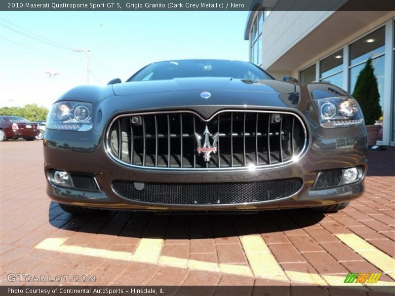 Grigio Granito (Dark Grey Metallic) / Nero 2010 Maserati Quattroporte Sport GT S