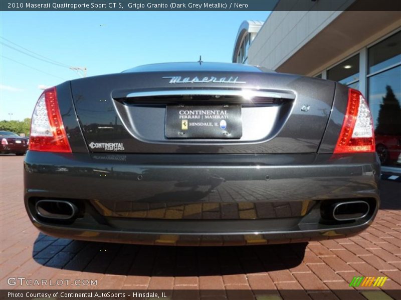 Grigio Granito (Dark Grey Metallic) / Nero 2010 Maserati Quattroporte Sport GT S