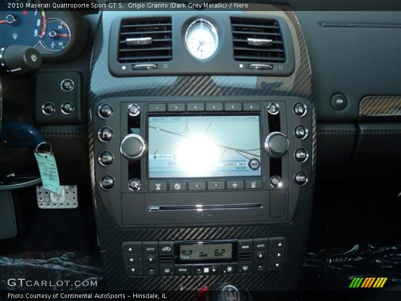 Grigio Granito (Dark Grey Metallic) / Nero 2010 Maserati Quattroporte Sport GT S