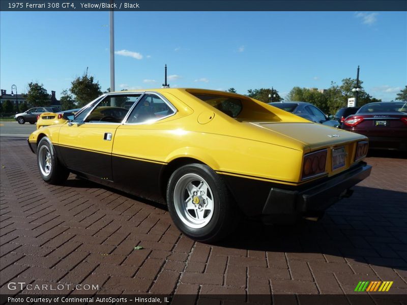 Yellow/Black / Black 1975 Ferrari 308 GT4