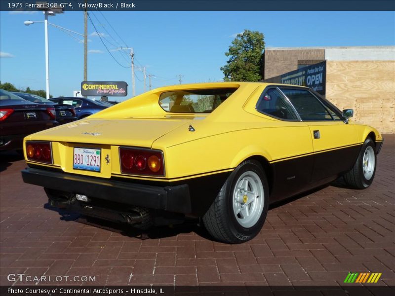 Yellow/Black / Black 1975 Ferrari 308 GT4