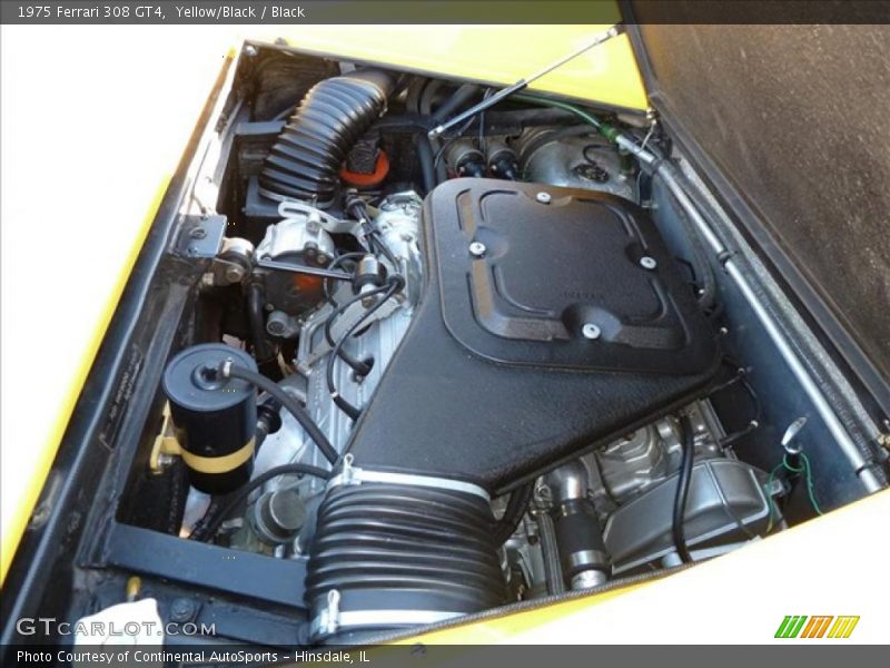 Yellow/Black / Black 1975 Ferrari 308 GT4