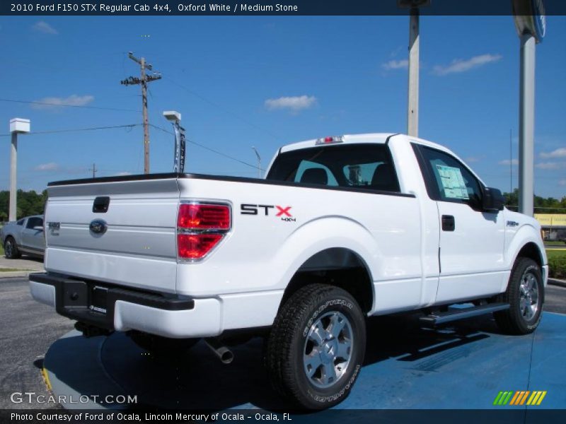 Oxford White / Medium Stone 2010 Ford F150 STX Regular Cab 4x4