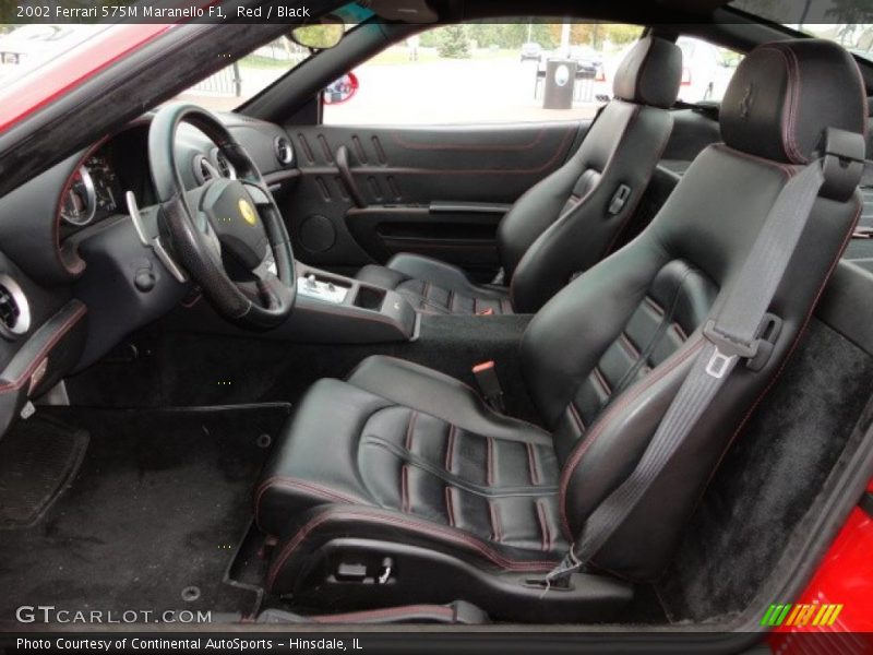  2002 575M Maranello F1 Black Interior