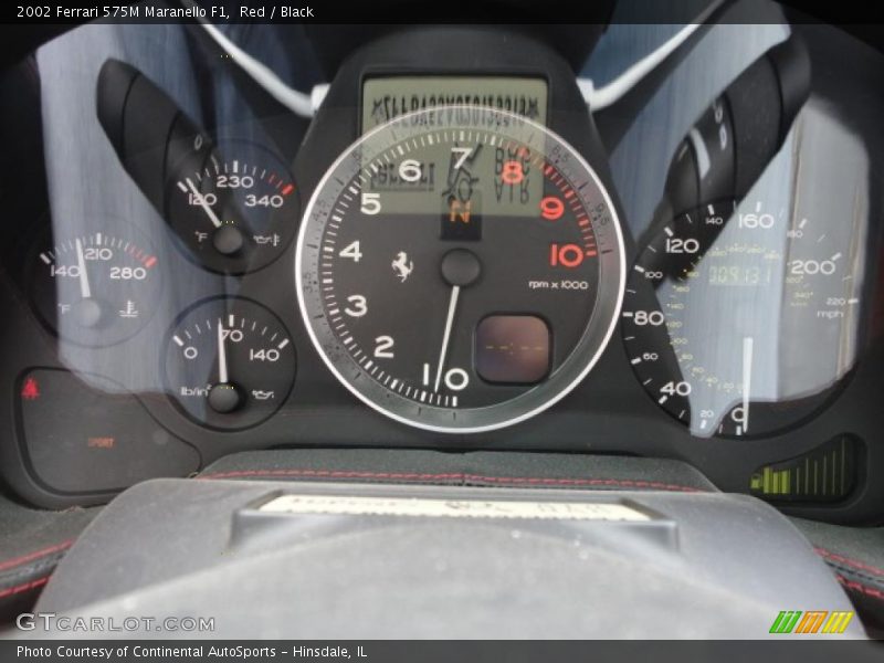 Red / Black 2002 Ferrari 575M Maranello F1