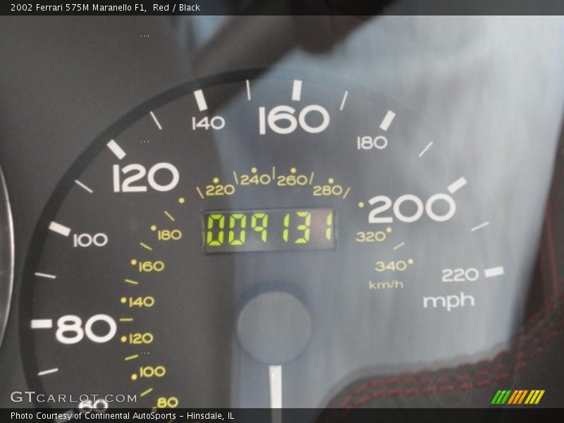 Red / Black 2002 Ferrari 575M Maranello F1