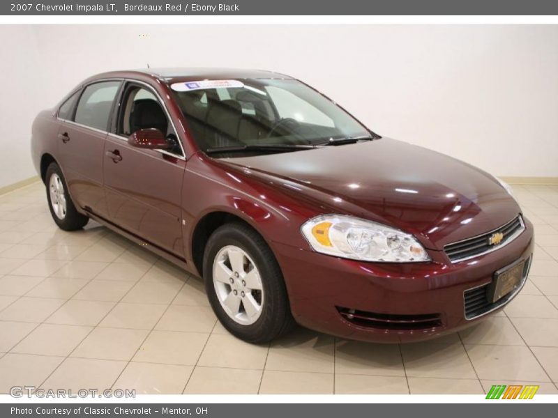 Bordeaux Red / Ebony Black 2007 Chevrolet Impala LT
